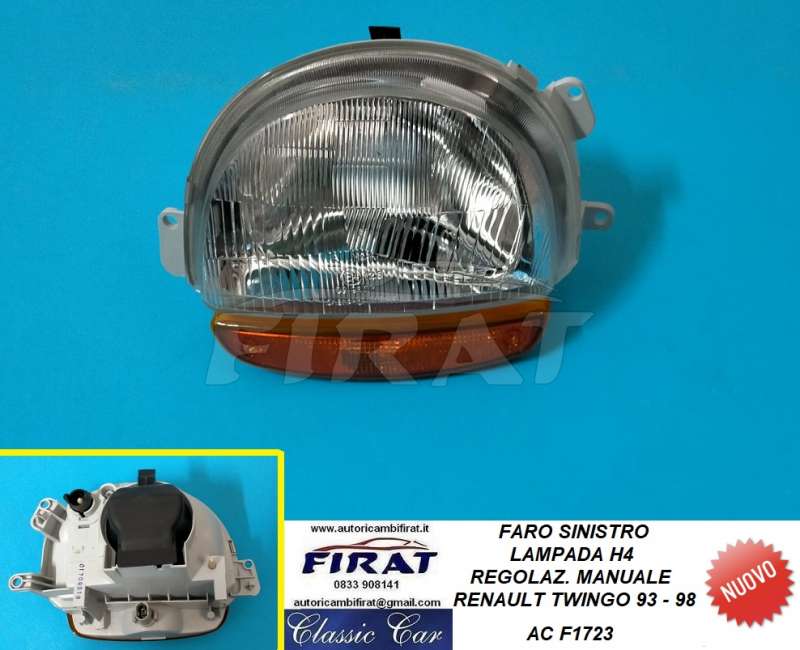FARO RENAULT TWINGO 93 - 98 H4 SX (F1723)